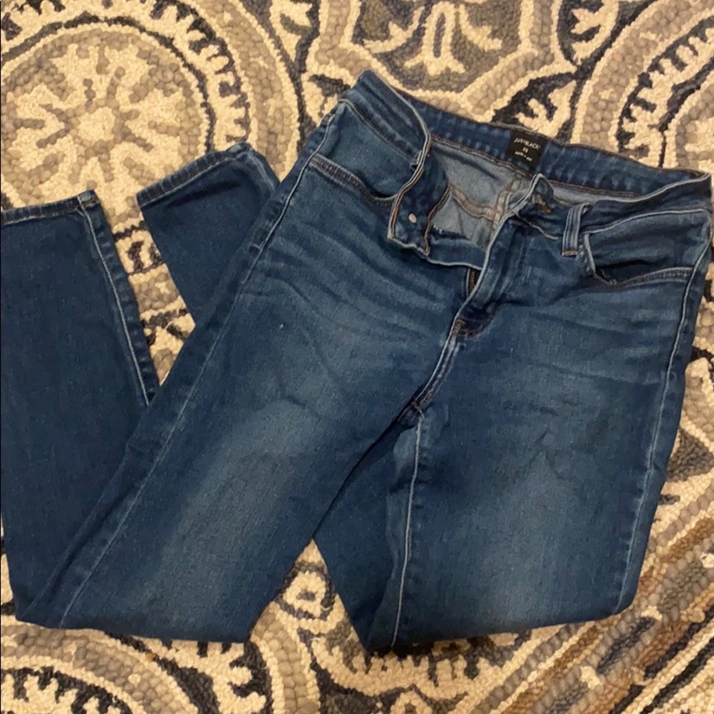 Just black dark blue jeans!